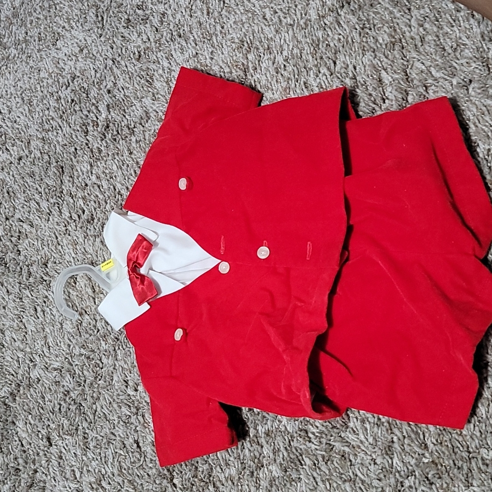 Red and white 2 piece for baby